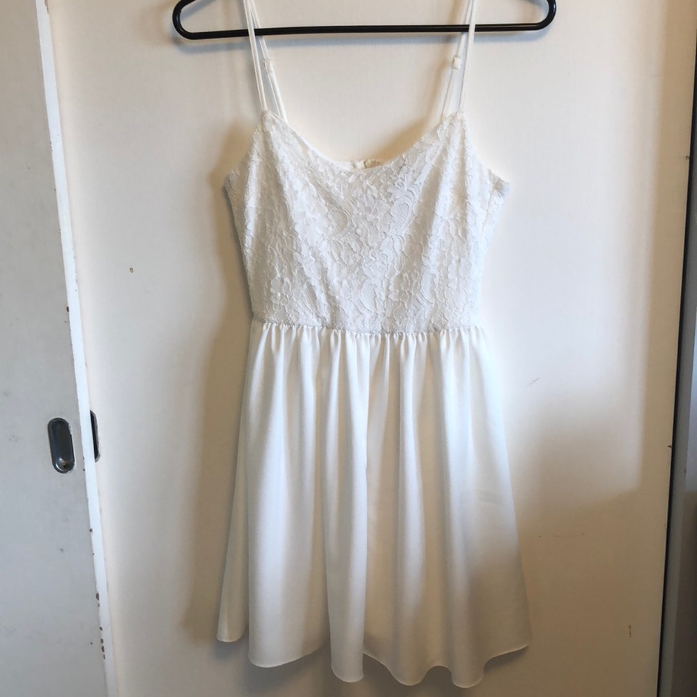 Beautiful white laced dress